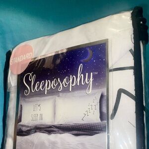 Set of 2 Pillowcases Let’s Sleep In Cotton